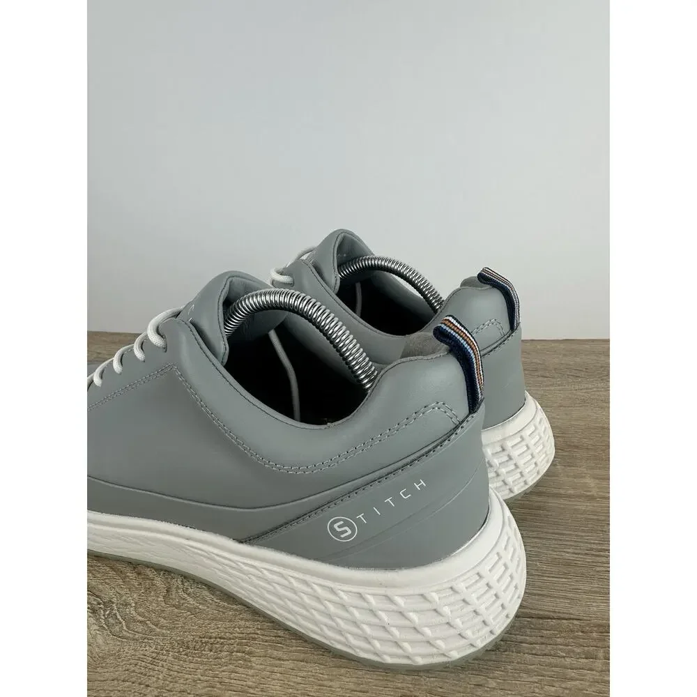 STITCH SL Pace Fadeaway Golf Shoes Gray Leather Spikeless Men’s Size 10.5